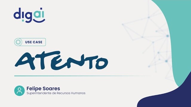 Felipe Soares, da ATENTO, no palco do CONARH 2026